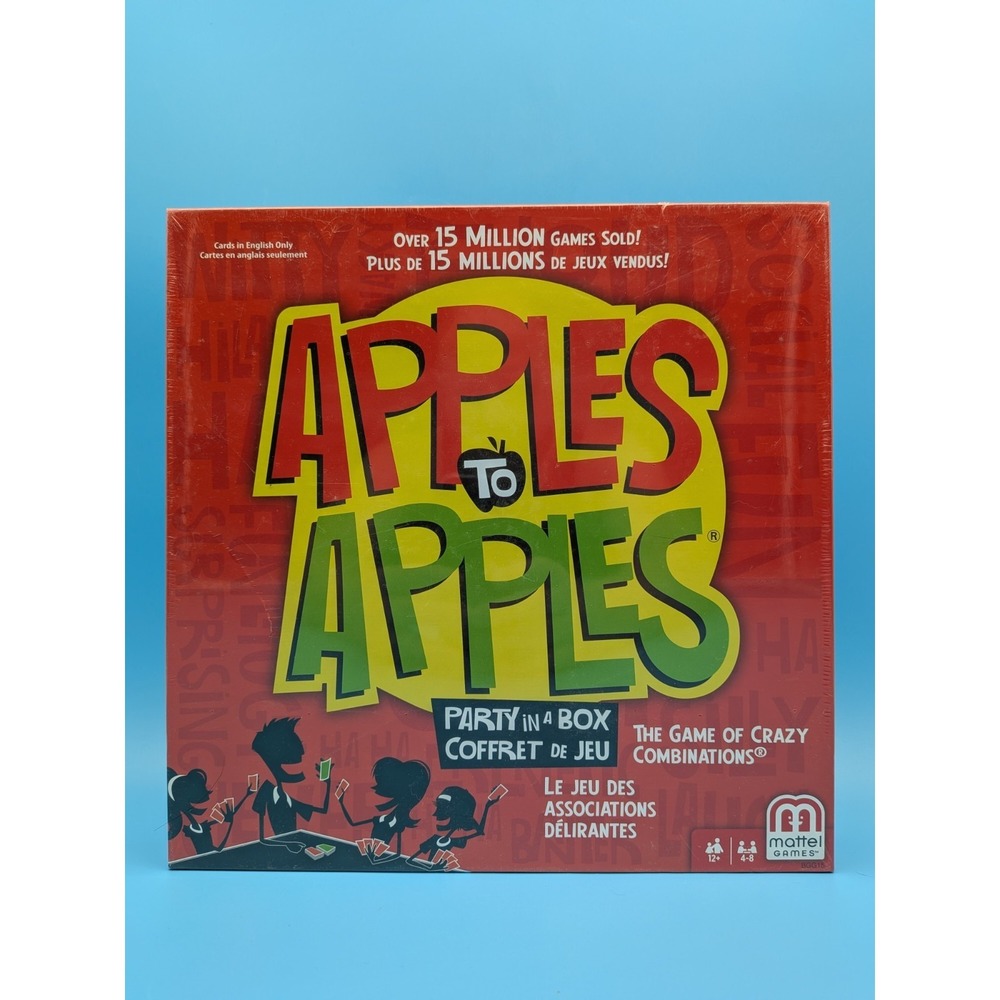 Mattel Apples to Apples Party in A Box Board Game 2015 New Sealed